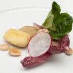 Champagne Poached Pear Salad